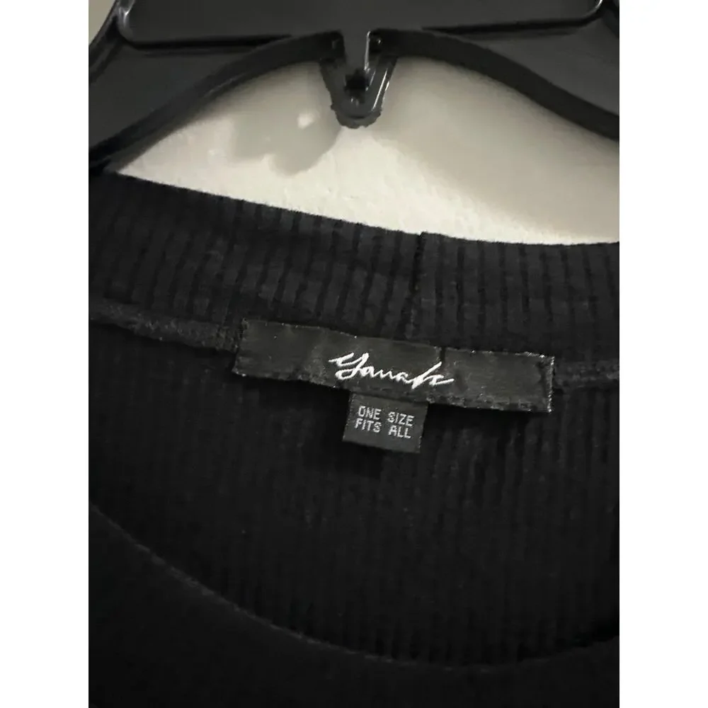 🔴Yana K Black long sleeve tunic‎ top one size